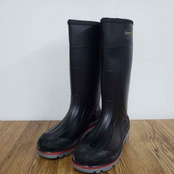 Servus by Honeywell Knee Boots, Men's Size 9, 15" H, Black, Plain, PR - Picture 4 of 8